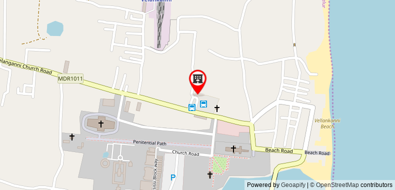 Bản đồ đến Khách sạn Wilson - Velankanni