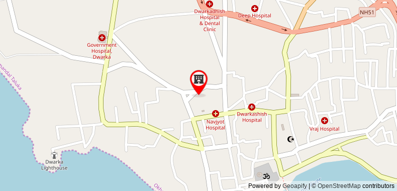 Hotel Rajdhani on maps