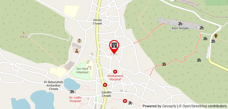 Bản đồ đến Khách sạn SPOT ON 46669 Ramgiri