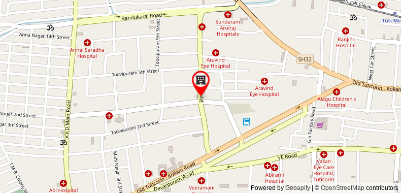 Bản đồ đến Khách sạn Raj