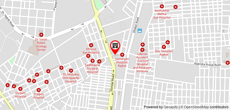 Bản đồ đến Khách sạn Ashwin