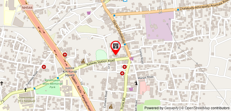 Bản đồ đến Khách sạn Sidhartha