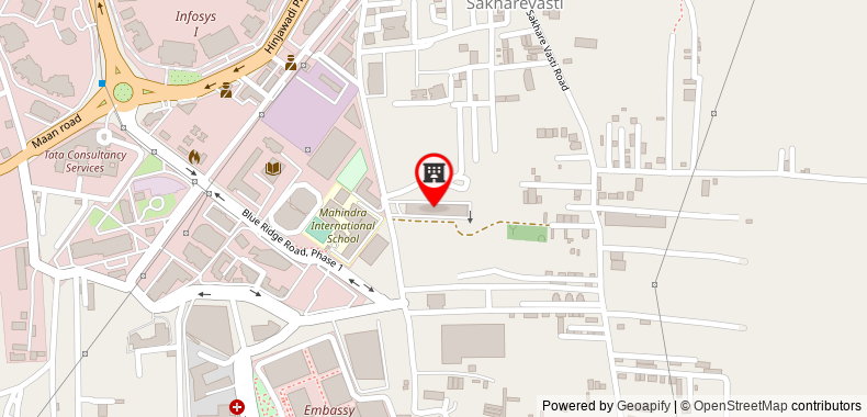 Bản đồ đến Radisson Blu Pune Hinjawadi