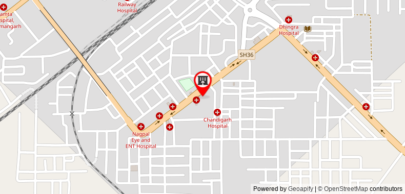 Bản đồ đến Khách sạn Samrat