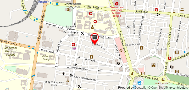 Bản đồ đến Advaitha Residency