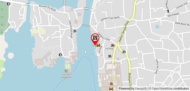 Bản đồ đến Khách sạn Aashiya Haveli