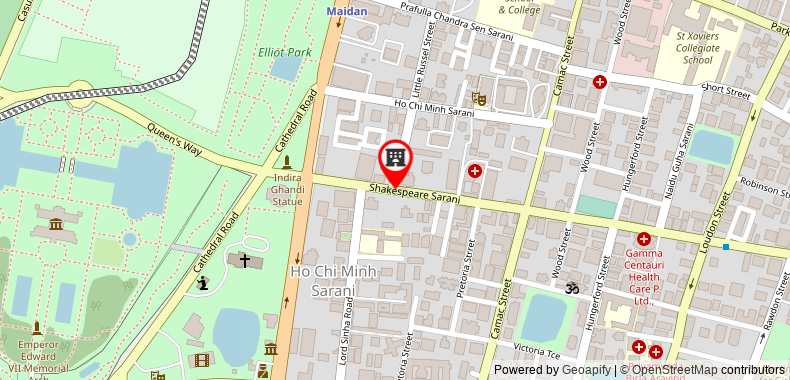 Bản đồ đến Khách sạn Kenilworth , Kolkata