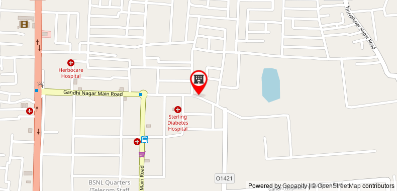 DP Stay Serviced Apartment - Vellore on maps
