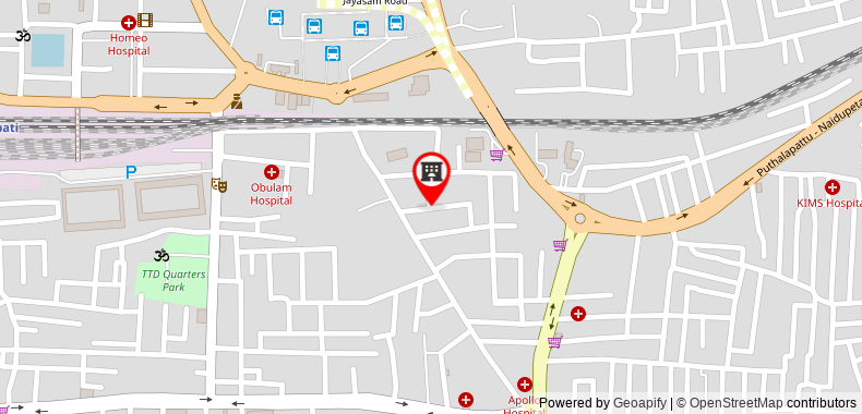 Bản đồ đến Khách sạn Sunilkrishna