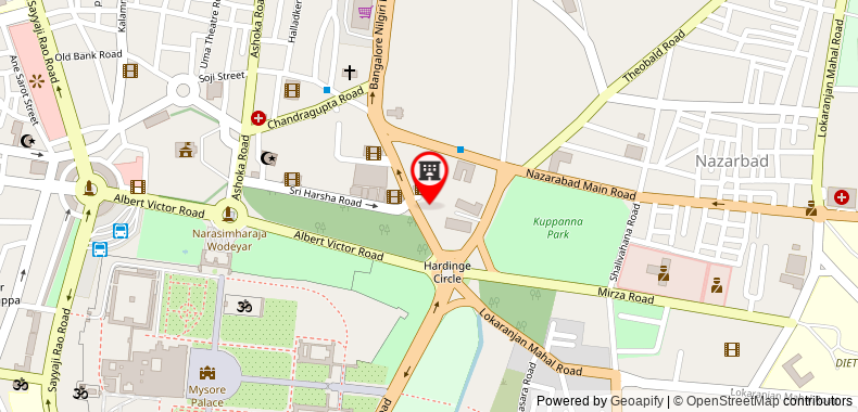 Bản đồ đến Khách sạn Roopa