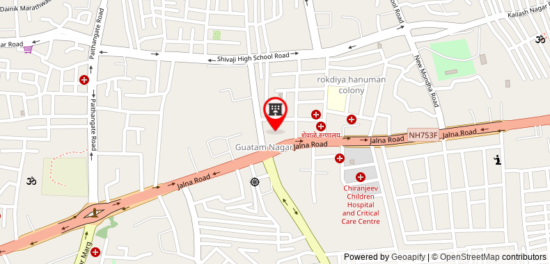 Bản đồ đến Khách sạn Amarpreet Aurangabad - AM Kollection