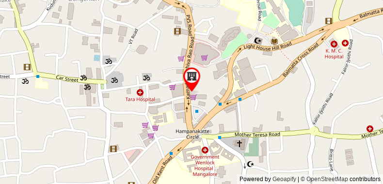 Bản đồ đến Khách sạn Karuna Residency