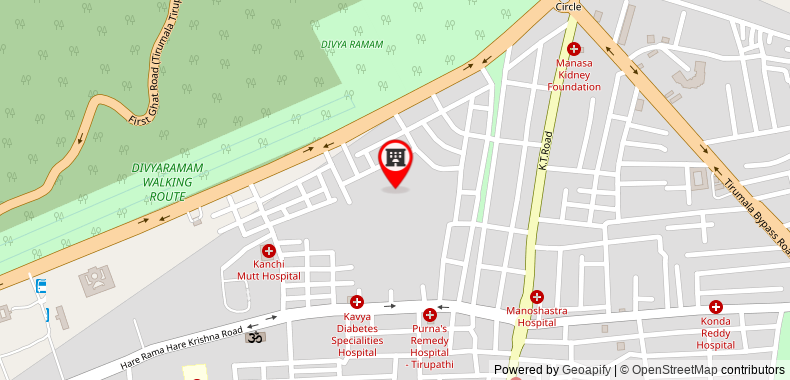 Kandy PLR Hotels on maps