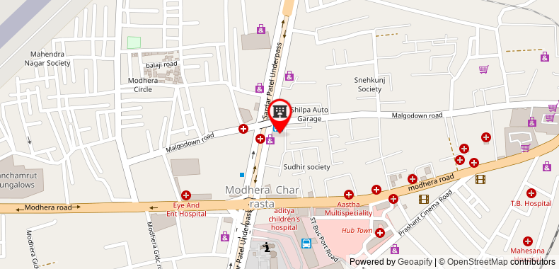 Bản đồ đến Khách sạn Vikram Palace