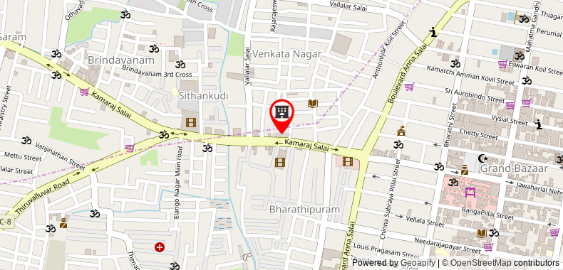 Bản đồ đến Khách sạn Jayaram