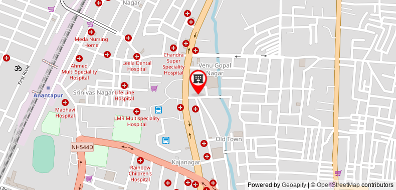 Bản đồ đến Khách sạn Rajahamsa