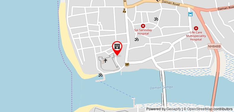 Bản đồ đến Khách sạn SPOT ON 67211 Gokul