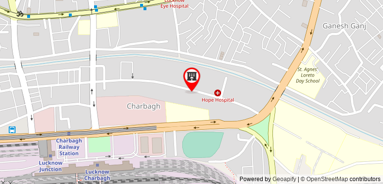 Bản đồ đến Khách sạn Fab Heritage Inn Charbagh
