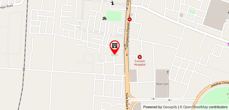 Bản đồ đến Khách sạn The Fern - An Ecotel , Jaipur
