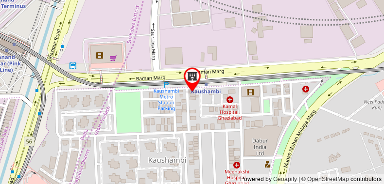 Bản đồ đến Khách sạn Anand Retreat