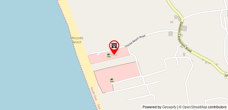 Bản đồ đến Royal Orchid Beach Resort & Spa, Goa