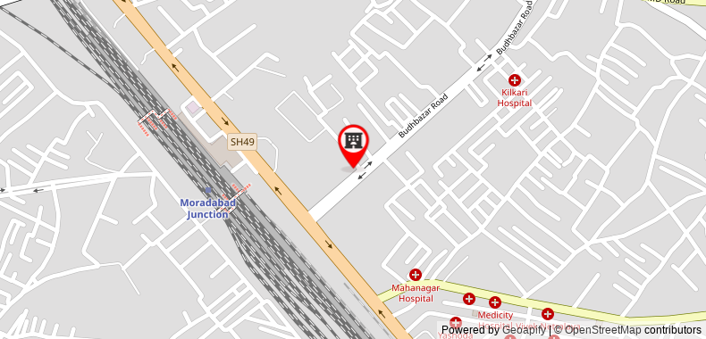 Bản đồ đến Khách sạn OYO Flagship 38775 Prem Chunaria