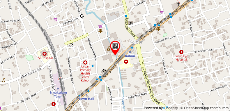 Gokulam Park Hotel on maps