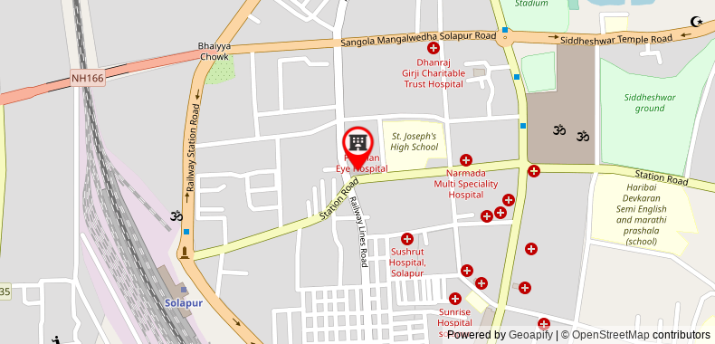 Bản đồ đến Khách sạn Srikamal International