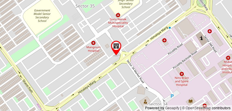Bản đồ đến Khách sạn Fab Metro35