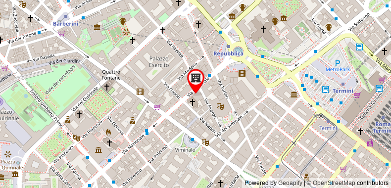 在地图上查看羅馬拉格裡弗美憬閣酒店