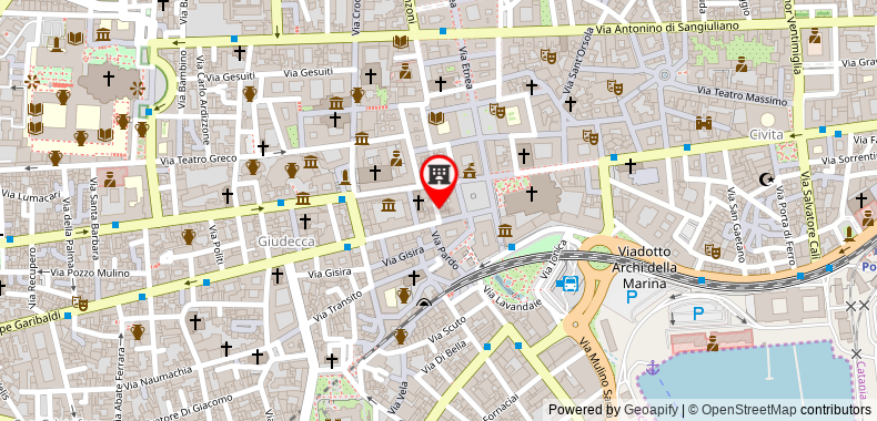 Bản đồ đến Khách sạn Gorizia
