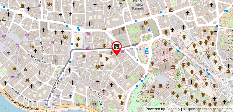 Walk Everywhere-  Sleeps 4 - Modern Roma Apartment on maps