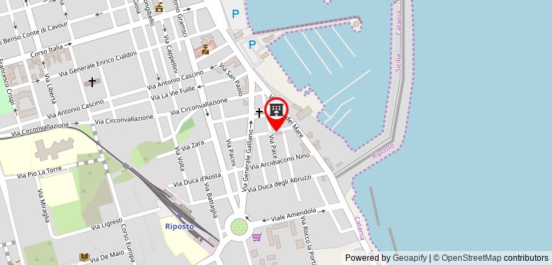 La Barcaccia B&B Porto dell'Etna on maps
