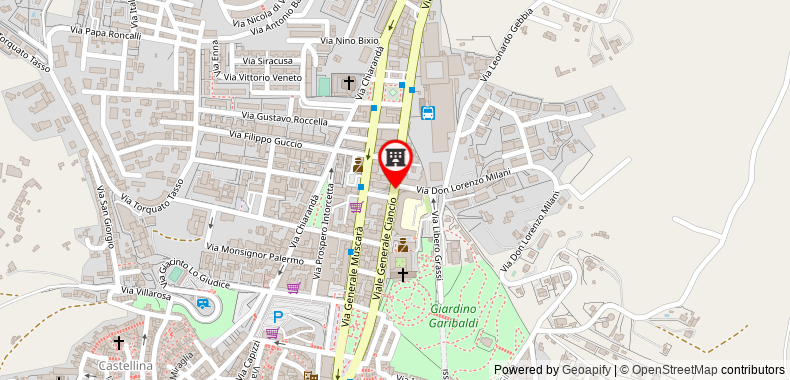 Bản đồ đến Khách sạn Conte Ruggero