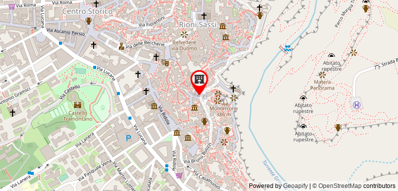 在地图上查看拉卡薩迪盧西奧酒店