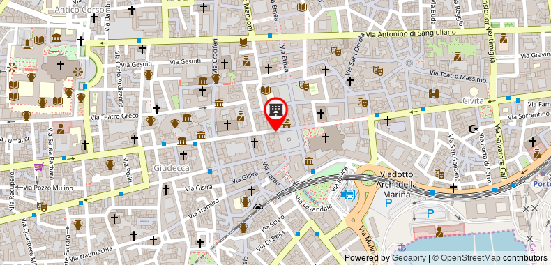 Hotel Centrale Europa on maps