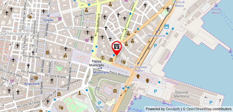 Bản đồ đến Khách sạn Mercure Angioino Napoli CTR