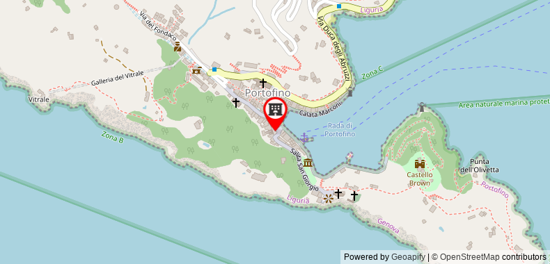 ALTIDO Portofino Privilege on maps