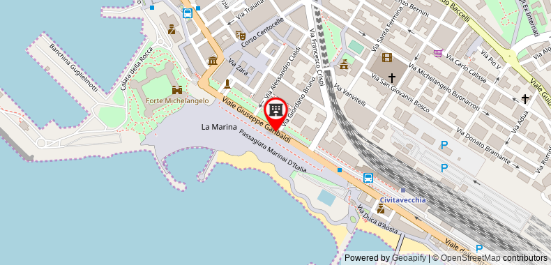Hotel San Giorgio on maps
