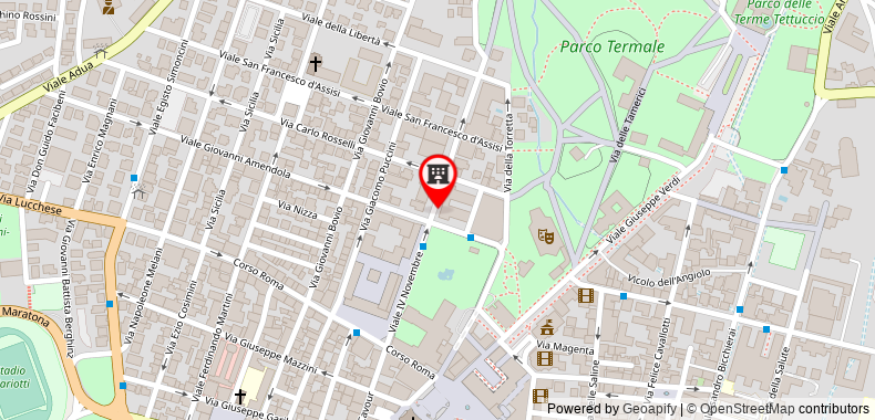 Bản đồ đến Khách sạn Grand Tamerici & Principe