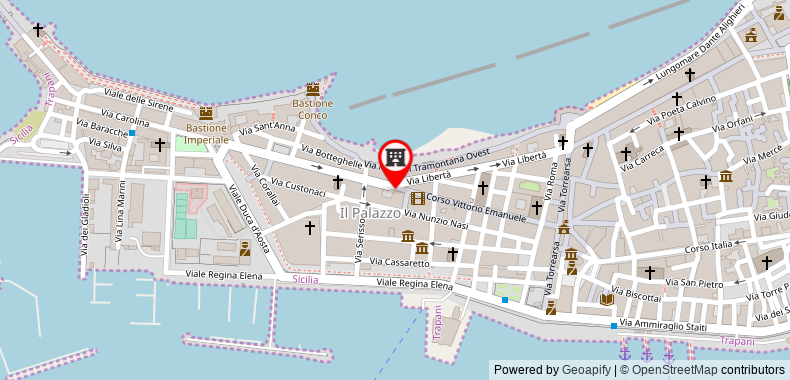 Bản đồ đến Palazzo Ossuna Residence