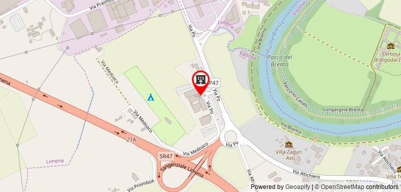 Bản đồ đến Crowne Plaza Padova