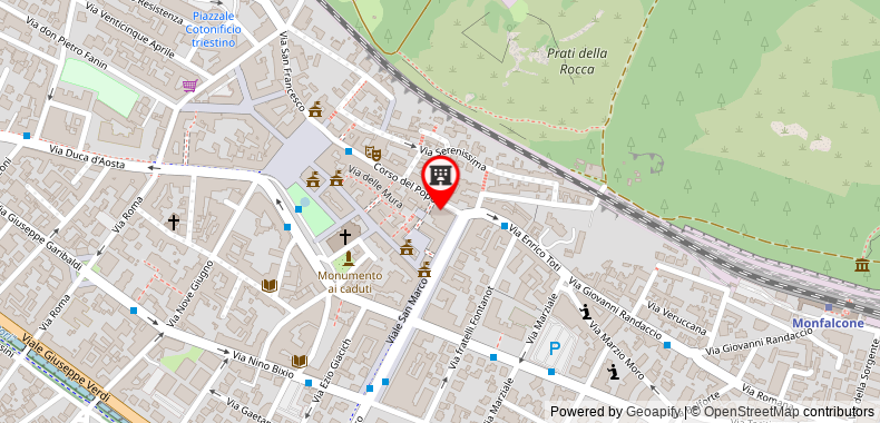 Bản đồ đến appartamento centro storico