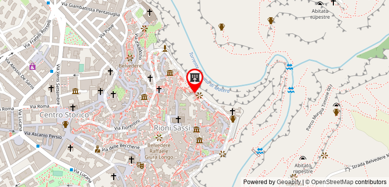 在地图上查看賽克斯坦蒂奧西維塔洞穴酒店