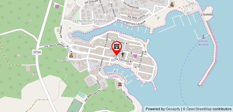 Bản đồ đến Khách sạn Geranio Rosso & Restaurant