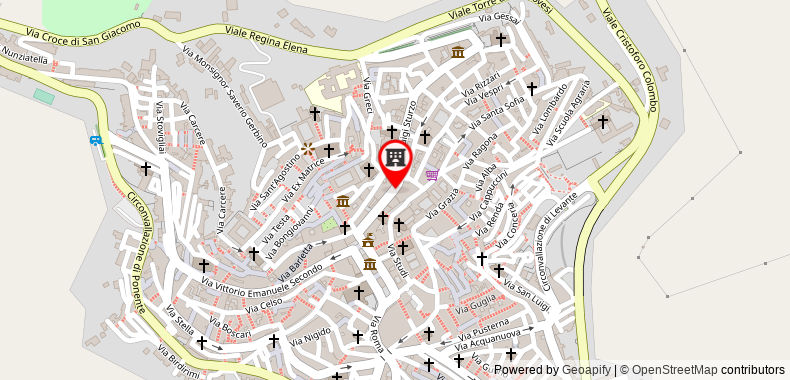 Bản đồ đến Palazzo Aprile