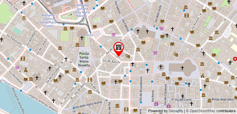 Bản đồ đến Khách sạn Romagna