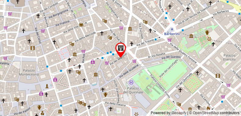 在地图上查看羅馬酒店U - 幻想酒店