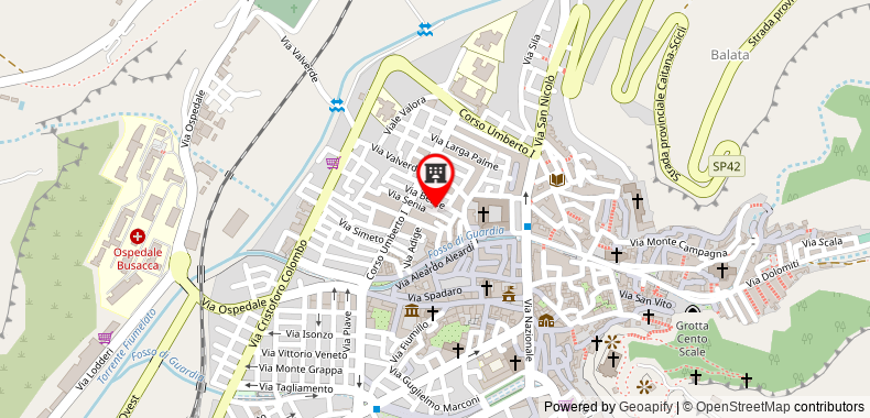 Bản đồ đến Apartment in the center of Scicli