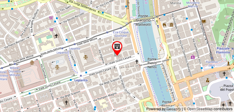 在地图上查看Hotel Otium Rome